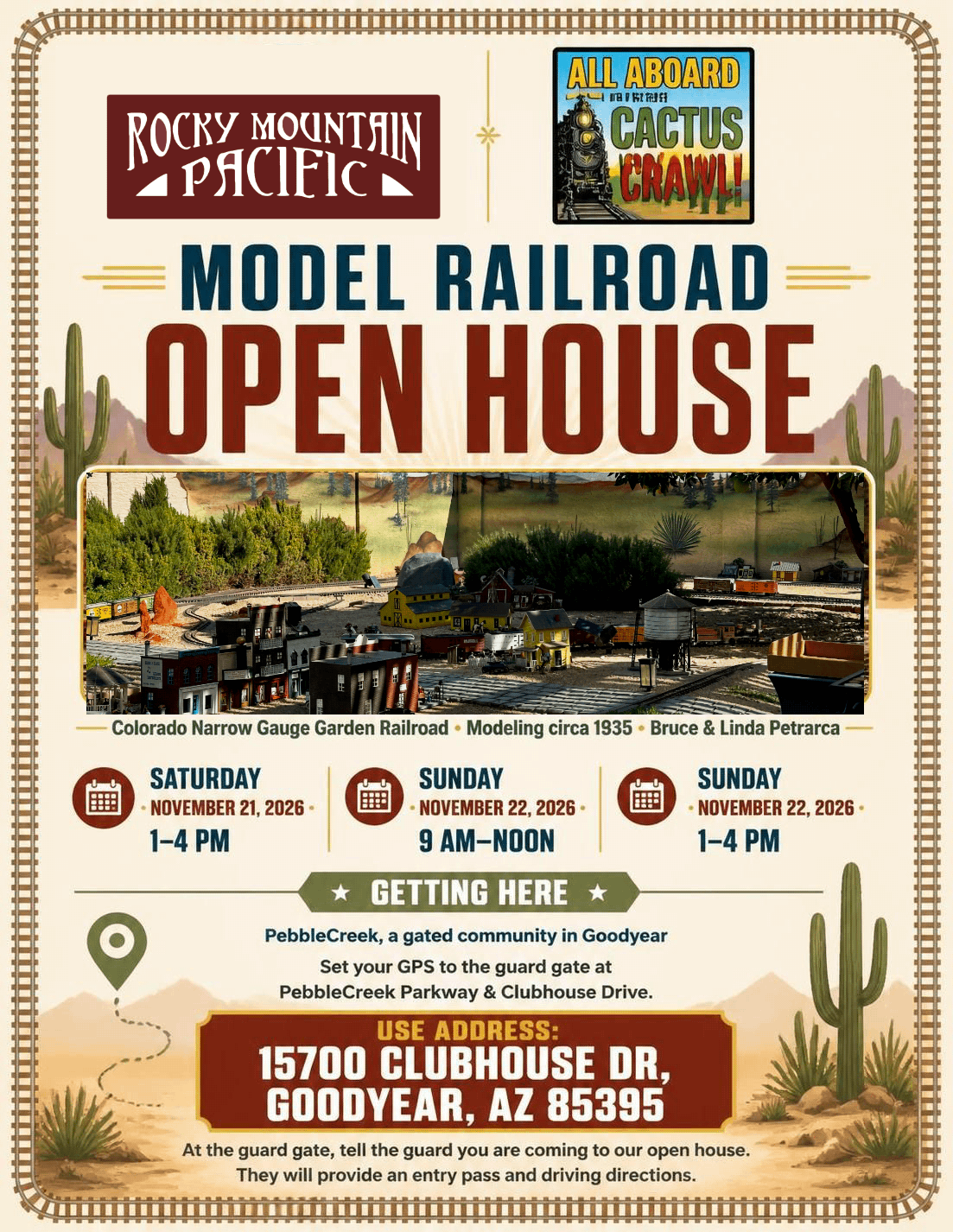 Bruce Petrarca Cactus Call Flyer